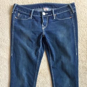True Religion "Billie" Light Wash Straight Leg 29